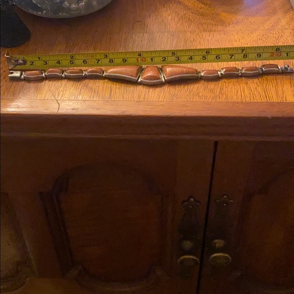 Sterling silver sand stone bracelet - Picture 4 of 5